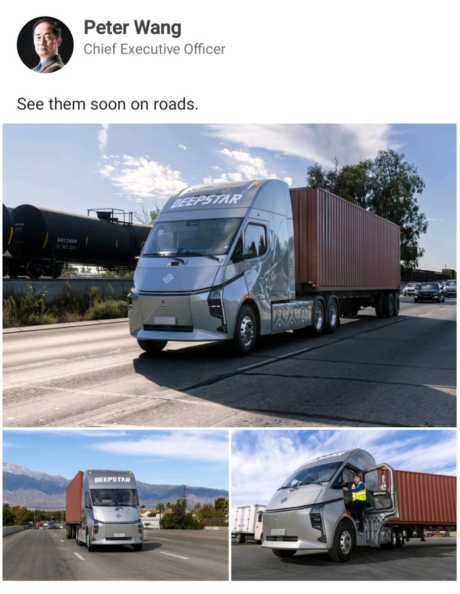 _X_Alex_'s tweet photo. Peter Wang:
See them soon on roads.
#CENN #CENNTRO - $CENN
#EV #ElectricVehicles
Cenntro #Deepstar 864 - #DS864 https://t.co/2TPBW6Mf1L