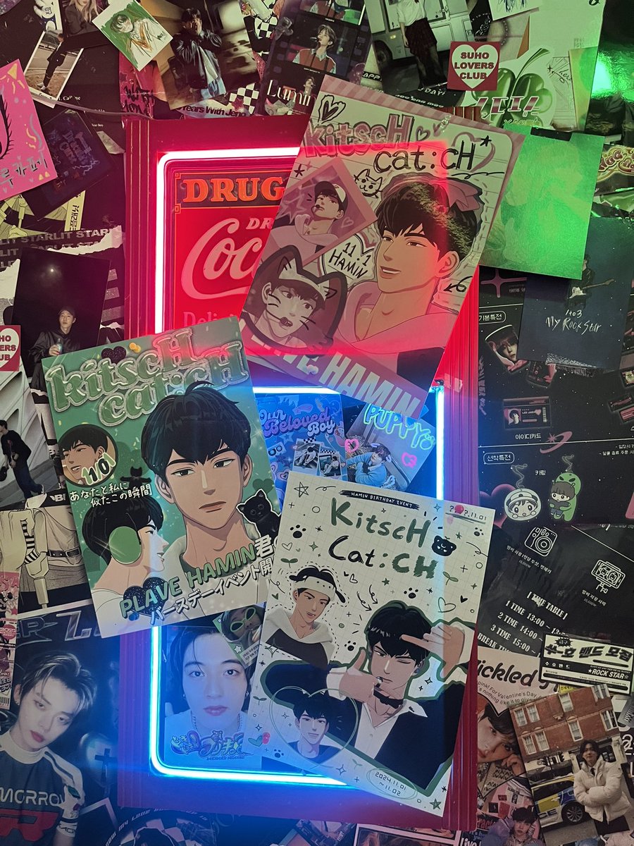 구석구석 알찬 디피 때문에 들어가자마자 
여기저기 보느라 바빴던 곳👀😵
네온사인이랑 하민이랑 이렇게 잘어울릴줄이야🖤
무엇보다 소중한 인연을 만난 것 같아 
너무 좋았다🖤🌱🖤

#Kitsch_cat_cH 
#Kitsch한_막내고양이를_catcH