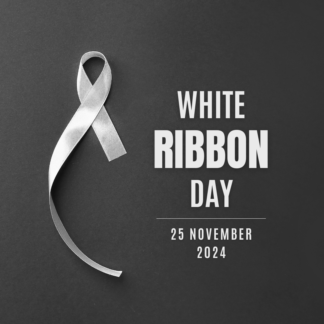 White Ribbon Day : 25 November 2024

Together we can prevent violence against women and girls!

<a href="/whiteribbonuk/">Nathalie Allard</a>

#WhiteRibbonDay #LTAI #SexualHealth #LetsTalkAboutIt #NHS #ItStartswithmen #whiteribbonday #whiteribbonuk #allmencan #endviolenceagainstwomenandgirls