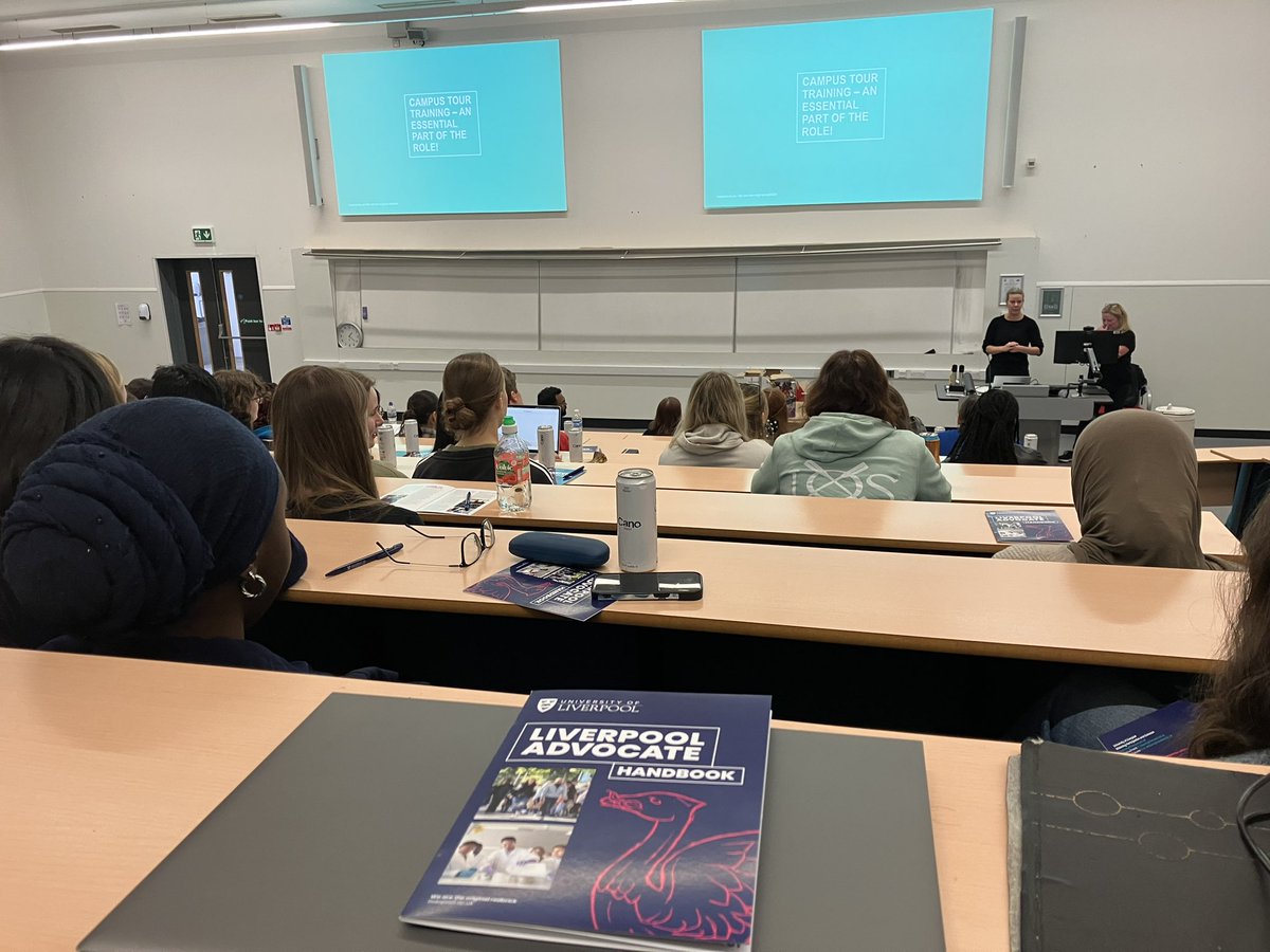 Widening Participation at University of Liverpool (@livuniwp) on Twitter photo Over 100 new students trained for our Liverpool Advocates programme. Couldn’t do the job without them! <a href="/LivUni/">University of Liverpool</a> <a href="/ShapingFutures_/">Shaping Futures</a> Over 100 new students trained for our Liverpool Advocates programme. Couldn’t do the job without them! <a href="/LivUni/">University of Liverpool</a> <a href="/ShapingFutures_/">Shaping Futures</a>
