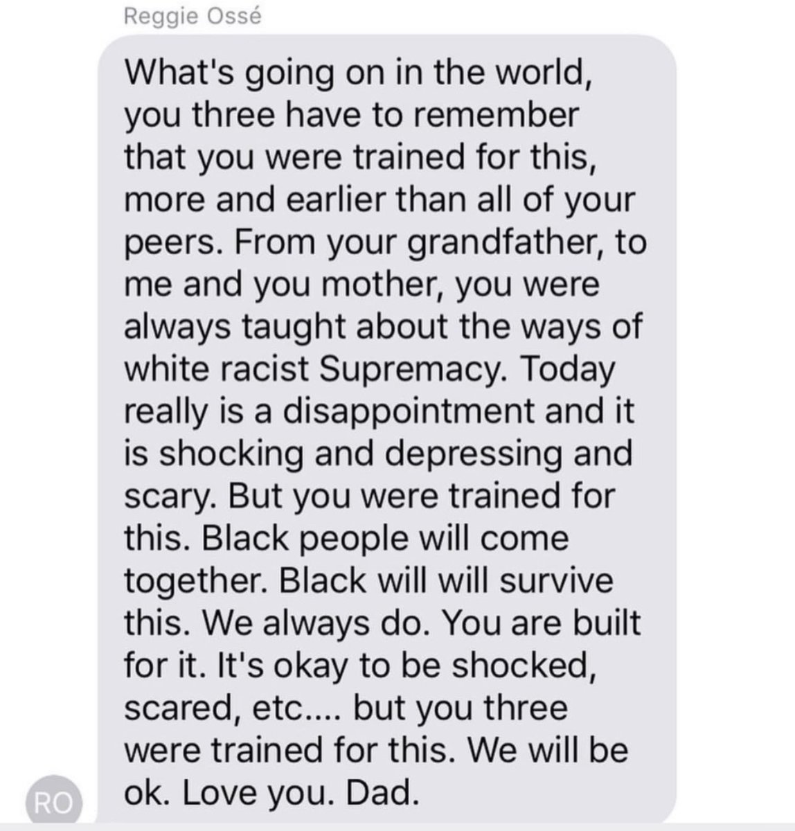 Text from my dad, November 2016

Missing him extra today ❤️‍🩹