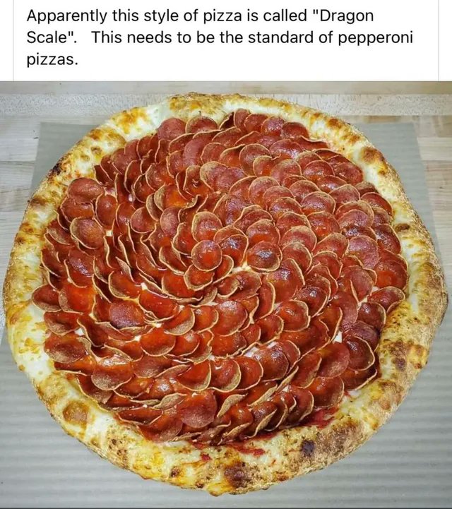 memeslich's tweet image. would you try dragon style pizza
