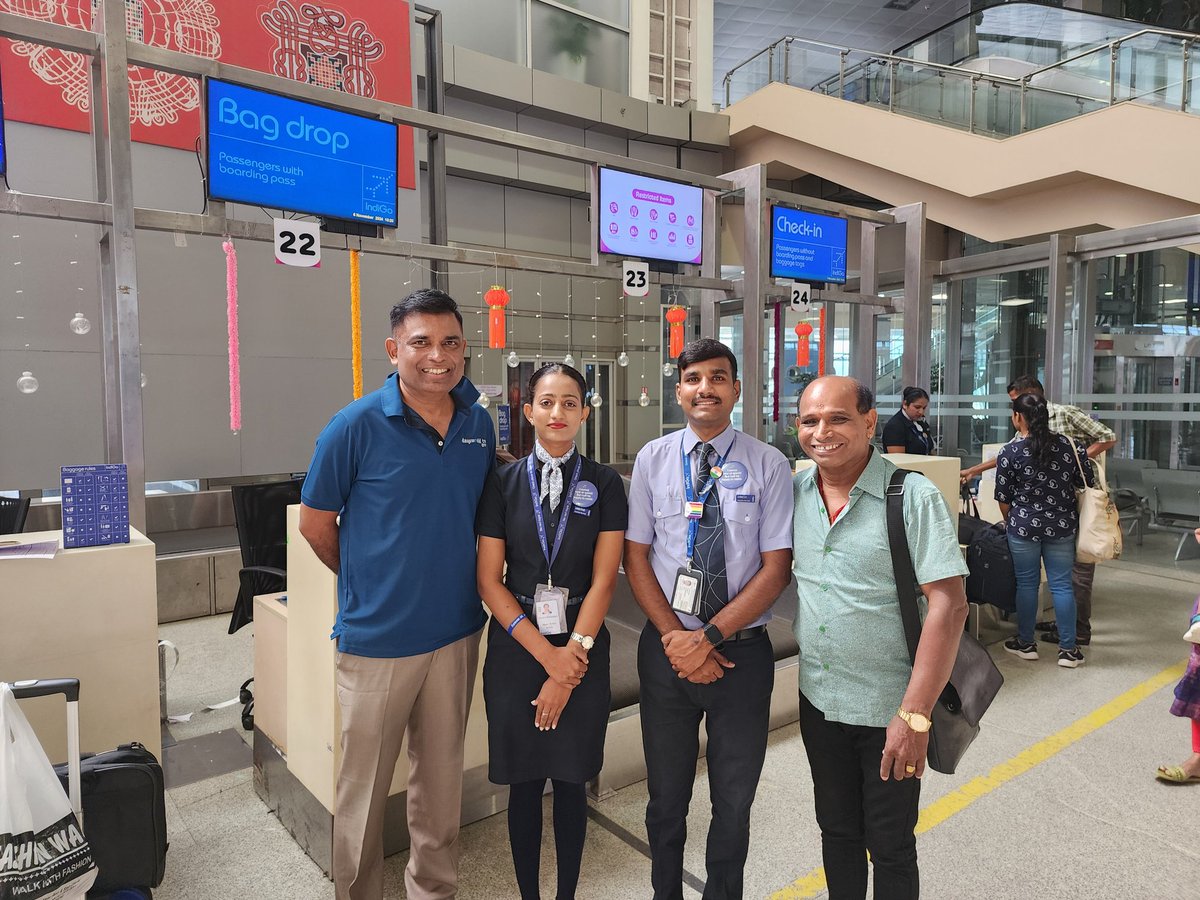 Heartfelt appreciation to <a href="/IndiGo6E/">IndiGo</a> for lighting up the lives of two specially-abled individuals with speech and hearing impairments by offering them employment at Mangalore Airport. Such a remarkable gesture of social concern and humanity!
#indigo