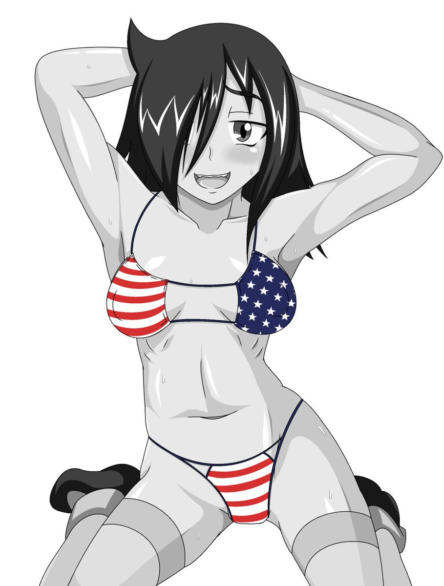 水着だけカラーにするアレ👙 