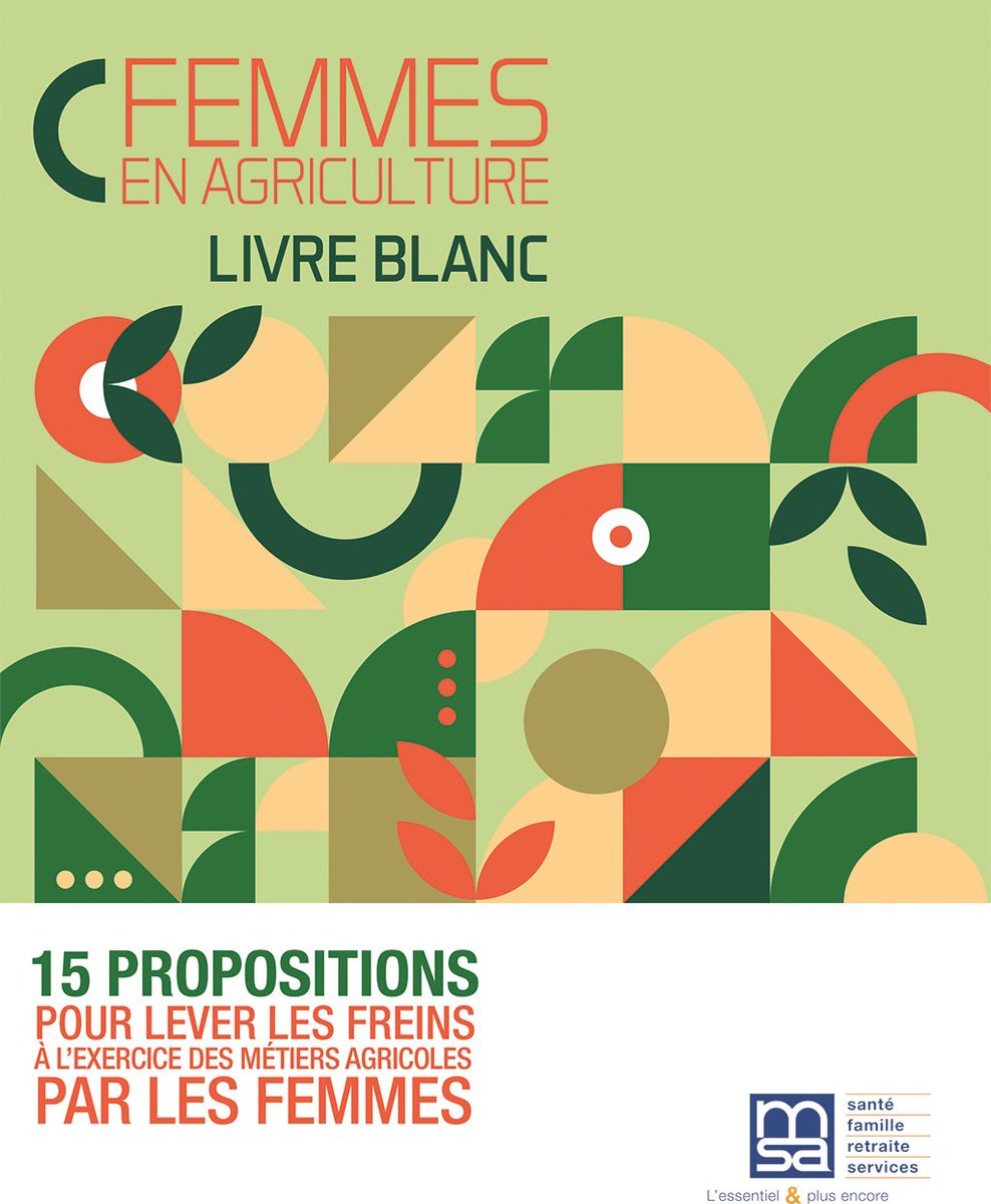 Pour lever les freins à l'exercice des métiers #agricoles par les #femmes , la <a href="/msa_actu/">La MSA</a> s'engage à travers son Livre blanc et ses 15 propositions. 
Et c'est à découvrir dans <a href="/lebimsa/">le bimsa</a> ➡️lebimsa.fr/agriculture/ms…
👩‍🦳👱‍♀️👩‍🦰👩‍🦱👩📖