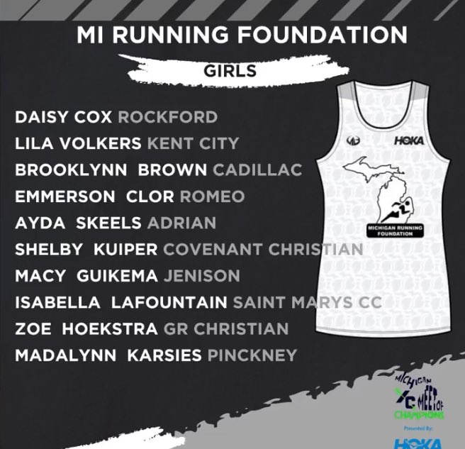 DKetchmark's tweet image. Big congratulations to Daisy Cox and Noah Schuette from Rockford for being selected in the MITCA Elite Teams race. This Saturday is going to be a lot of fun
