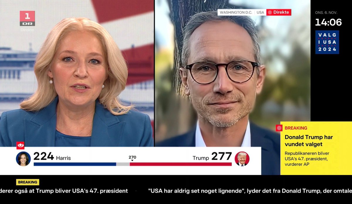 Kristian Jensen (@kristian_jensen) on Twitter photo Trump kan bremse, men ikke forhindre grøn omstilling i USA. Delstaterne har fået øjnene op for, at grøn energi er den billigste energiform og skaber arbejdspladser. Afgørende, at vi i EU går helhjertet ind i den grønne omstilling. Mit budskab til <a href="/drnyheder/">DRNyheder (statssponsoreret propaganda)</a> om 🇺🇸-valget #dkgreen Trump kan bremse, men ikke forhindre grøn omstilling i USA. Delstaterne har fået øjnene op for, at grøn energi er den billigste energiform og skaber arbejdspladser. Afgørende, at vi i EU går helhjertet ind i den grønne omstilling. Mit budskab til <a href="/drnyheder/">DRNyheder (statssponsoreret propaganda)</a> om 🇺🇸-valget #dkgreen