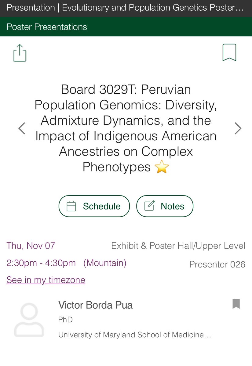 Attending #ASHG24 ? We are excited to present our results on Genetic diversity, admixture dynamics and GWAS in Peruvian populations! Come to say hi and chat at my poster this Thursday!