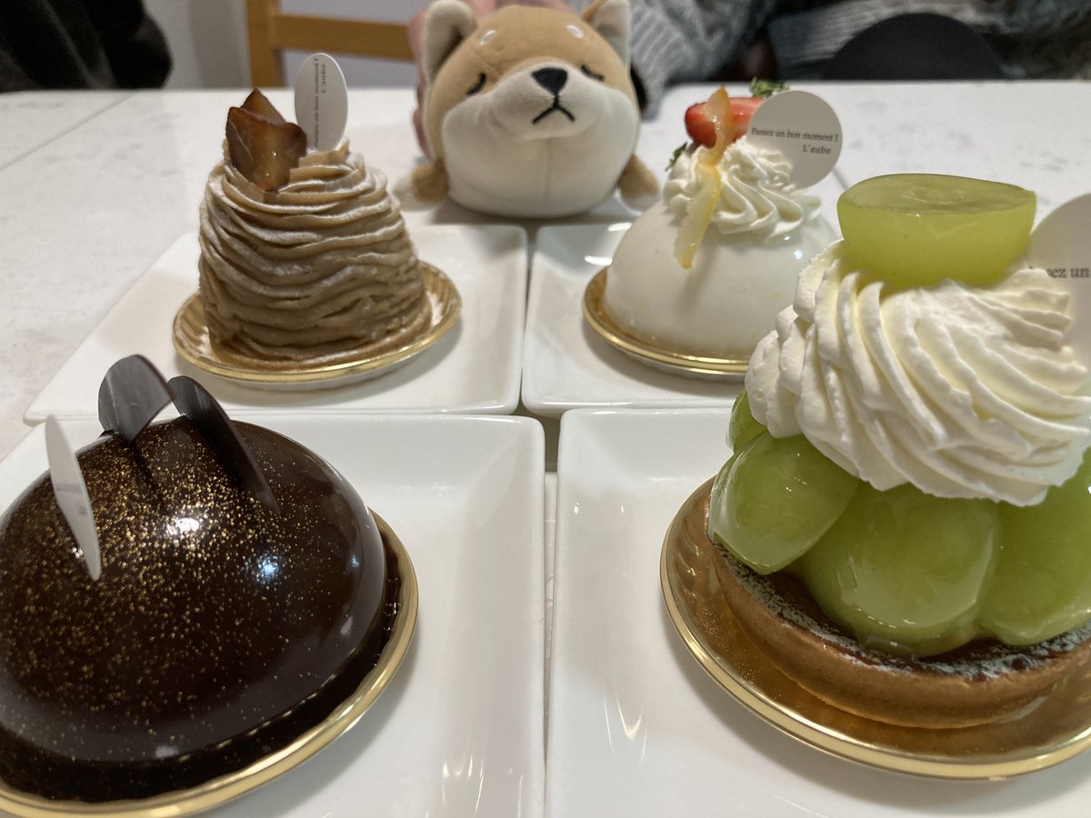 今日はチスケの誕生日だワン
どれでも食べ放題だってよぉ〜
でも1つが俺より大きい…
#リブハート
#りぶはあと
#ねむねむアニマルズ 
#ぬい活
#ぬいぐるみじゃありません家族です
#ぬい撮り