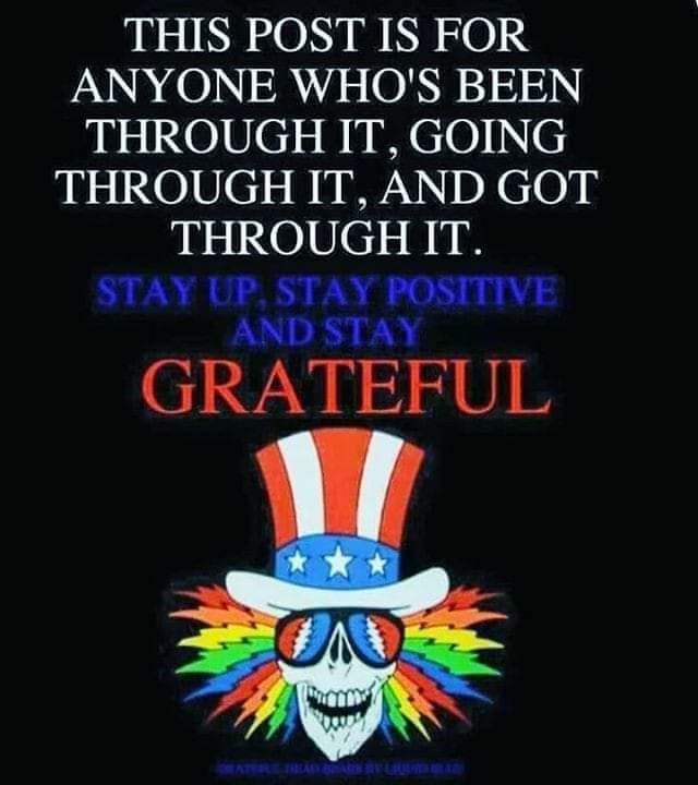 deadgirltoo's tweet photo. Good morning my Twitter family. Hugs, love, and positive vibes to those who need it today.  Remember, there is always something to be grateful for. https://t.co/MQXVO45Rfa