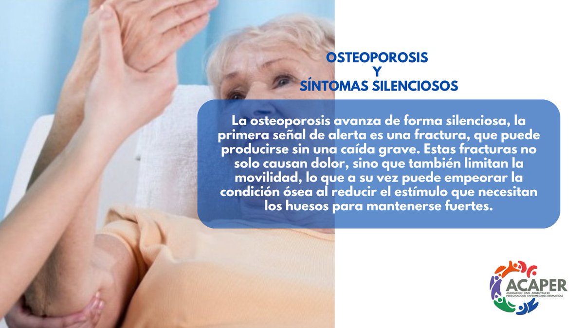 La osteoporosis avanza de forma silenciosa, la primera señal de alerta es una fractura, que puede producirse sin una caída grave. Estas fracturas no solo causan dolor, sino que también limitan la movilidad.

#osteoporosis #somosacaper