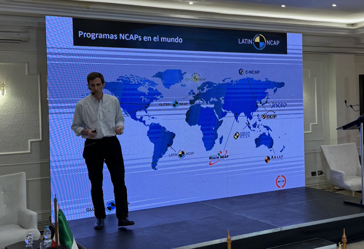 “Todos los Programas NCAP del mundo cuentan con el apoyo de los gobiernos, salvo #LatinNCAP. Los Programas NCAP son herramientas de los gobiernos”

Ing. Alejandro Furas en X Asamblea General de <a href="/Programa_OISEVI/">OISEVI</a>