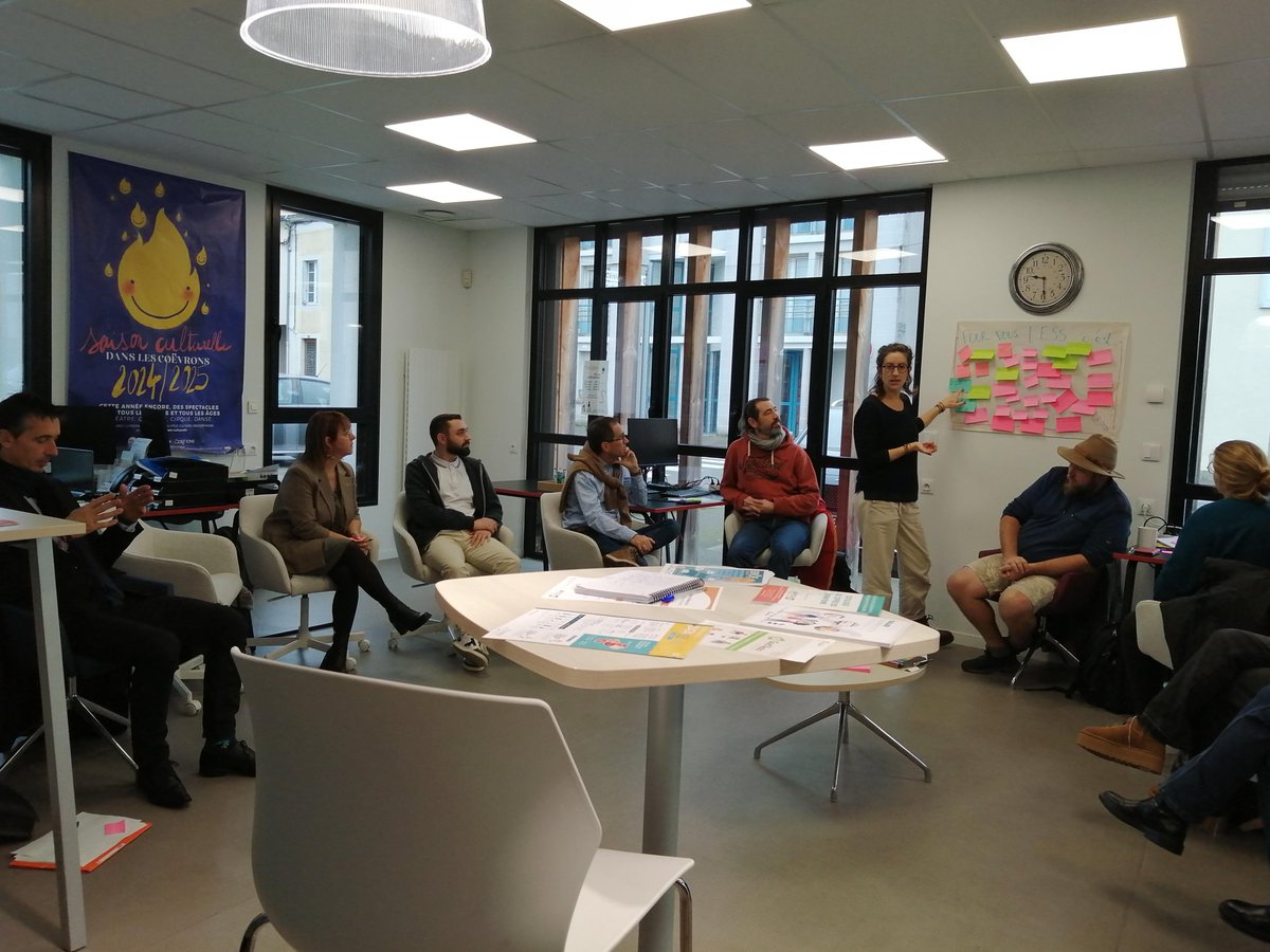 Une matinée bouillonnante à l'Agora <a href="/lescoevrons/">Les Coëvrons</a>  à l'écoute des acteurs de l'ESS du territoire, qui représentent près de 10% des emplois du territoire.

À bientôt sur le reste du territoire mayennais ! 

#ESS #innovationsociale #Mayenne