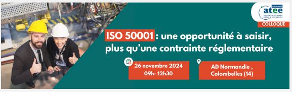 #Entreprises #Industrie une opportunité à saisir, l'ISO50001. Participez à la matinée organisée par l'ATEE avec <a href="/ademe_Normandie/">ADEME Normandie</a> le mardi 26 novembre 2024 à Colombelles. inscrivez-vous urlz.fr/sWJW