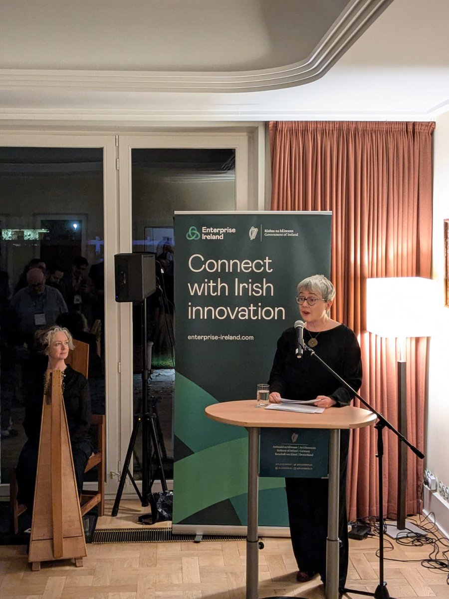 irlembberlin's tweet photo. Ambassador Collins welcomed #ICEFBerlin attendees to a reception at night with @entirl & @EEI_Ireland
With English as an official language allowing for full immersion & accredited language schools nationwide,🇮🇪 is the ideal location for learning English. https://t.co/xfzl4R6pFr https://t.co/aKaXiUiGSX