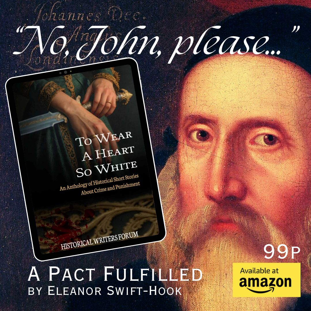 I have a story out in a new anthology of #HistoricalFiction.

It tells how Jane Fromond, wife of John Dee became a victim of the angels. 

Find out more about her on my blog:
eleanorswifthook.com/2024/11/03/mis…

You can snag the anthology for only 99p/c
mybook.to/TWAHSW on #Kindle