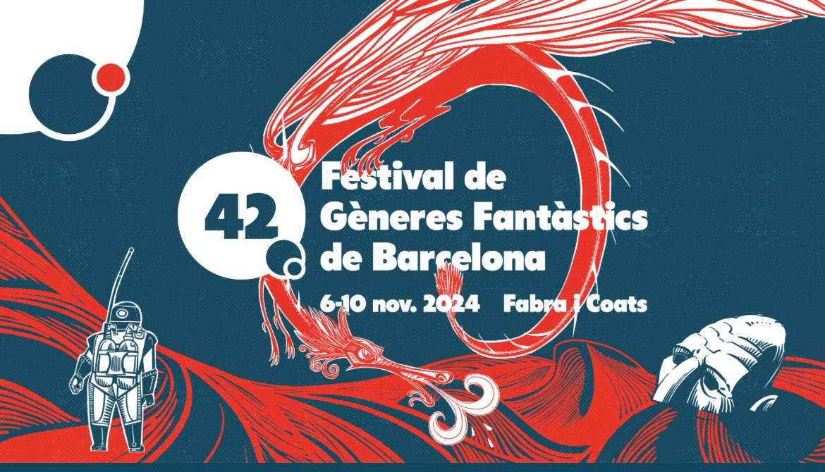 Avui comença el 42!

📖Fins diumenge, la <a href="/FabraiCoats/">Fabra i Coats</a> s’omplirà de grans referents del fantàstic, com Ted Chiang, P. Djèli Clark, T. Kingfisher, Lisa Yaszek, Catriona Ward o Rebecca Yarros, entre d’altres. 

🐉Xerrades, tallers, passejades, expos, teatre i dracs! No us ho perdeu!