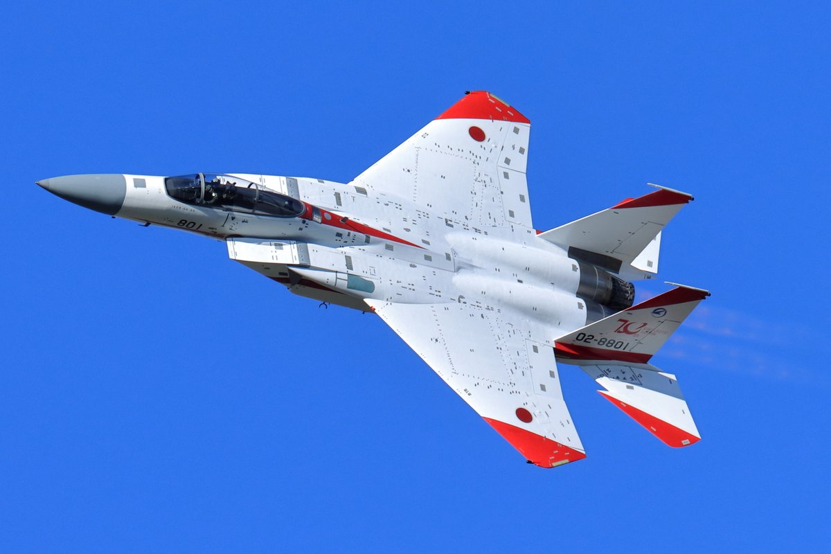 sunshine_gvf's tweet photo. 本日、岐阜基地航空祭の予行を撮りに行ってきました。
F15のスペマと異機種大編隊･･･最高でした！ https://t.co/T85kdqhB9y