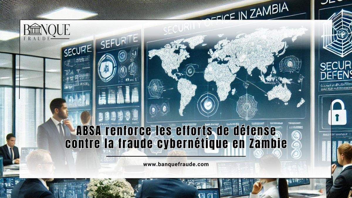 BanqueFraude's tweet photo. ABSA renforce les efforts de défense contre la fraude cybernétique en Zambie

#BanqueABSA #Zambie #CyberSécurité #PréventionFraude #SécuritéDigitale #BanqueSûre #TechPourLeBien #SécuritéFinancière #ABSA #BanqueFraude https://t.co/J2SAHoyYCq