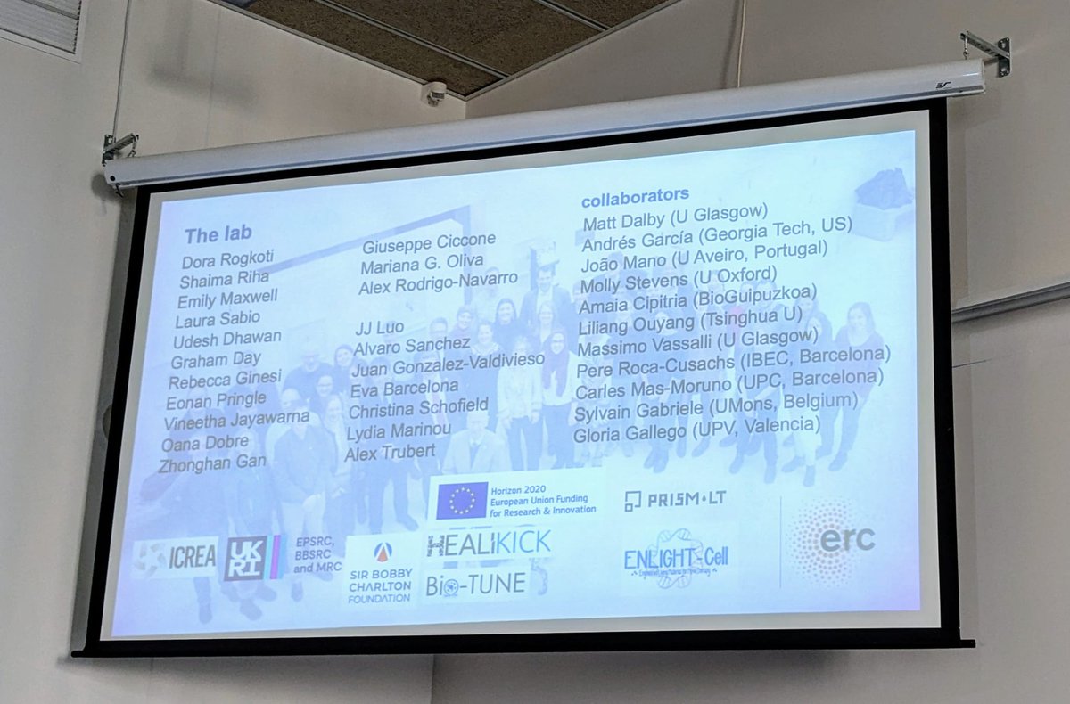 BioTUNE (@bio_tune) on Twitter photo Yesterday, Prof. <a href="/ManuelMime/">Manuel Salmeron</a> (<a href="/theglasgowcemi/">Centre for the Cellular Microenvironment</a>, UK) offered at talk for the <a href="/BiomaterialsUPC/">Biomaterials, Biomechanics & Tissue Engineering</a> research group (Barcelona, Spain) on "Engineered viscoelasticity on stem cells microenvironments". Creating a network of collaborations thanks to BioTUNE is a great experience! Yesterday, Prof. <a href="/ManuelMime/">Manuel Salmeron</a> (<a href="/theglasgowcemi/">Centre for the Cellular Microenvironment</a>, UK) offered at talk for the <a href="/BiomaterialsUPC/">Biomaterials, Biomechanics & Tissue Engineering</a> research group (Barcelona, Spain) on "Engineered viscoelasticity on stem cells microenvironments". Creating a network of collaborations thanks to BioTUNE is a great experience!