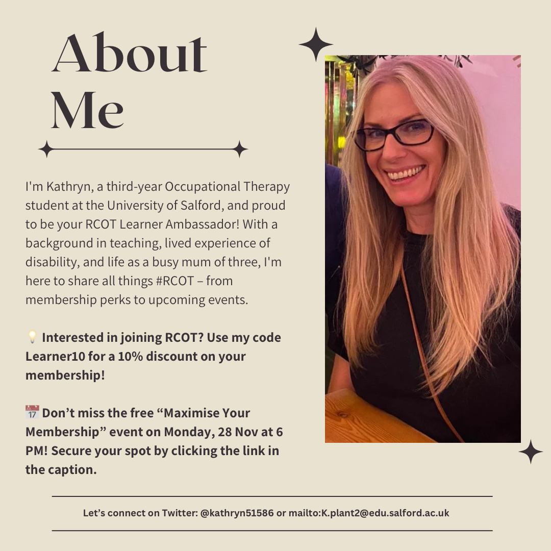 University of Salford Occupational Therapy tweet media