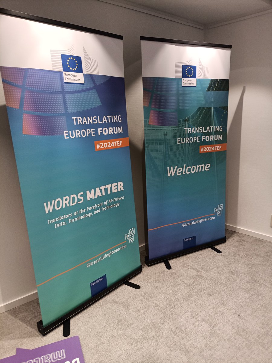 Julia_Poger's tweet image. Attending the #2024TEF this week - even though I don&apos;t translate - because #interpreters can also benefit!

Come say hi if you&apos;re here!