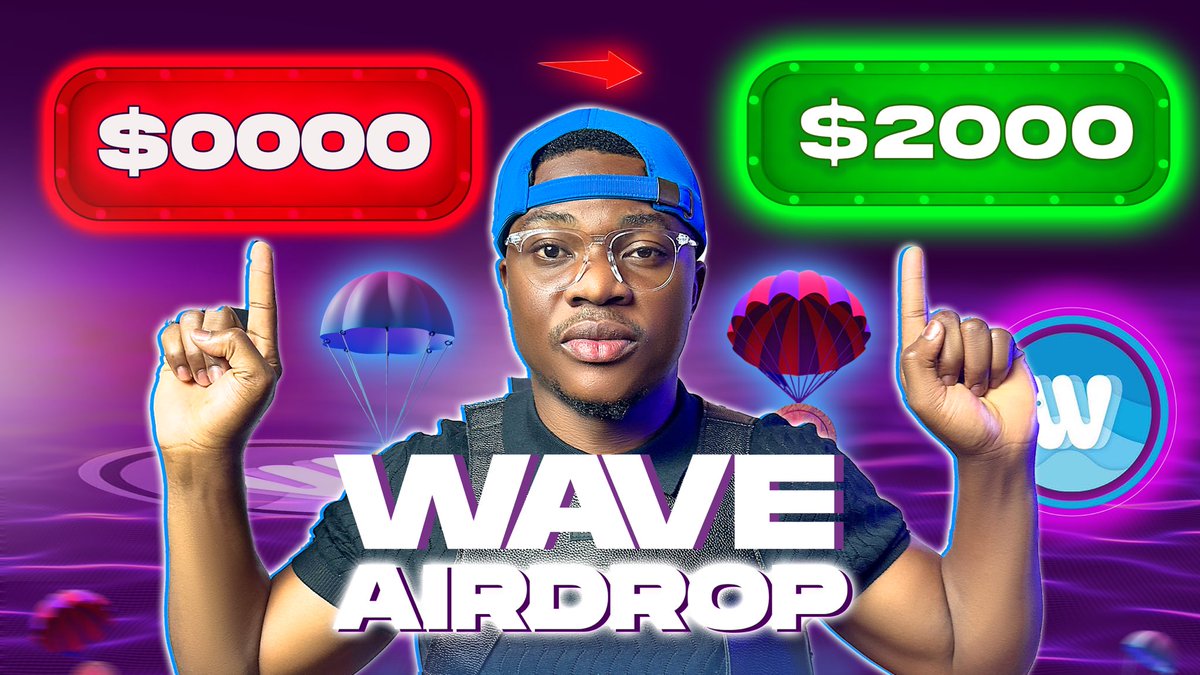 marjidofficial's tweet photo. From $0 - $2,000. Do this now to earn as high as $500 dollars from @WaveOnSui airdrop. This video will guild you step by step. 

If you are yet to signup for $wave airdrop, simply use any link you find in the comment section. 

YouTube Video Link 👉 https://t.co/GGF9SCVvdr https://t.co/YWmh1ifzbh