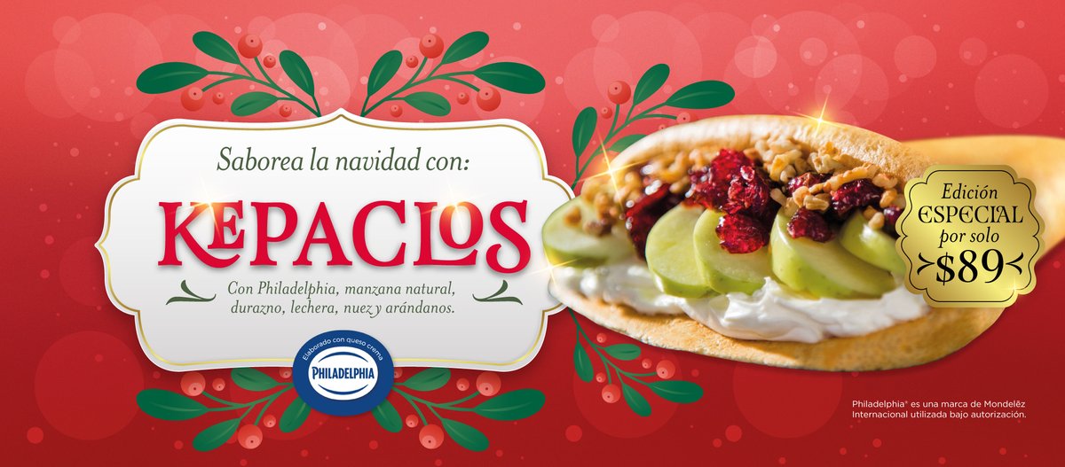 SenturaZamora's tweet photo. La espera terminó! 🎅✨ La Kepaclos ha vuelto para endulzar la temporada navideña y ya está disponible en todas nuestras sucursales. Ven a probarla y siente la magia de la Navidad en cada bocado. 🎄KEPACREPA #SenturaZamora
.
.
.
#kepaclos #navidad #ensaladademanzana https://t.co/Cwa77AaagL