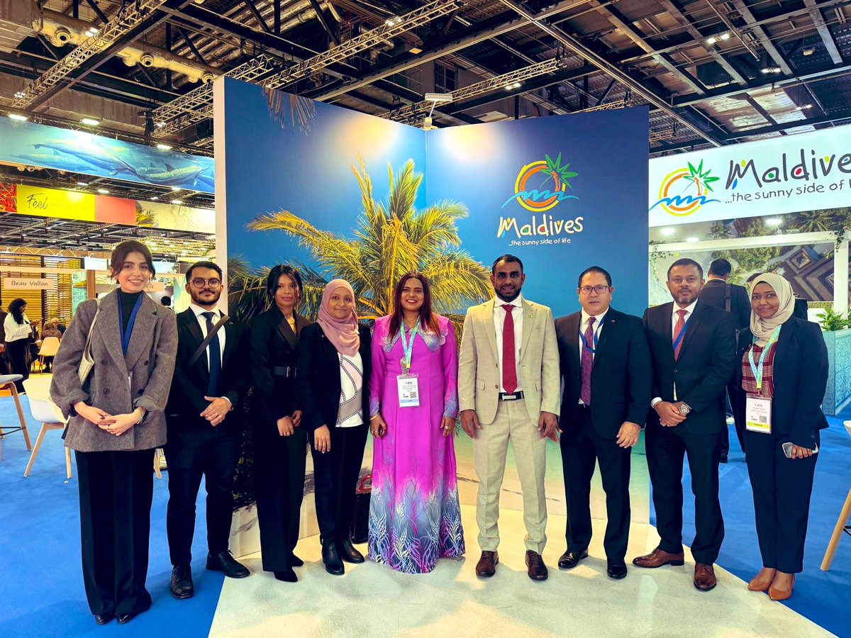 📍London, Tuesday, 5 November 2024. 
During the fantastic start of Maldives at Day 1 at #WTMLondon2024, <a href="/MDVinUK/">Maldives in UK</a> Team met the MMPRC CEO &amp; MD Ibrahim Shiuree, Chairperson together with the Maldives tourism industry representatives. 

Young dynamic leaders <a href="/visitmaldives/">Visit Maldives</a>