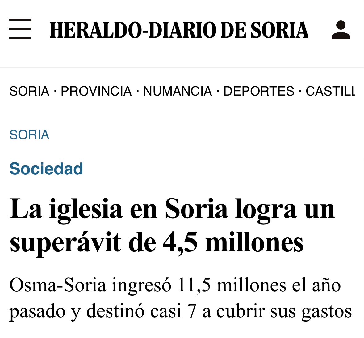 soriapatrimonio's tweet photo. 📢 La Diócesis de #Soria logra un superávit de 4,5 millones de euros. Con ese dineral se puede:

- Reconstruir la iglesia de La Barbolla. 
- Rehabilitar la iglesia de Cabreriza. 
- Revertir el desastre de repintado de la ermita de El Mirón. https://t.co/KN7bcJsucW