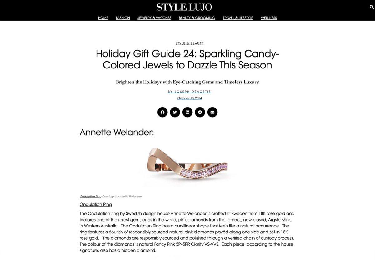 AnnetteWelander's tweet photo. Our thanks to Style Lujo for including our Swedish design house in your feature.
https://t.co/BV0n9mqOBW https://t.co/XPCoEbgsUn