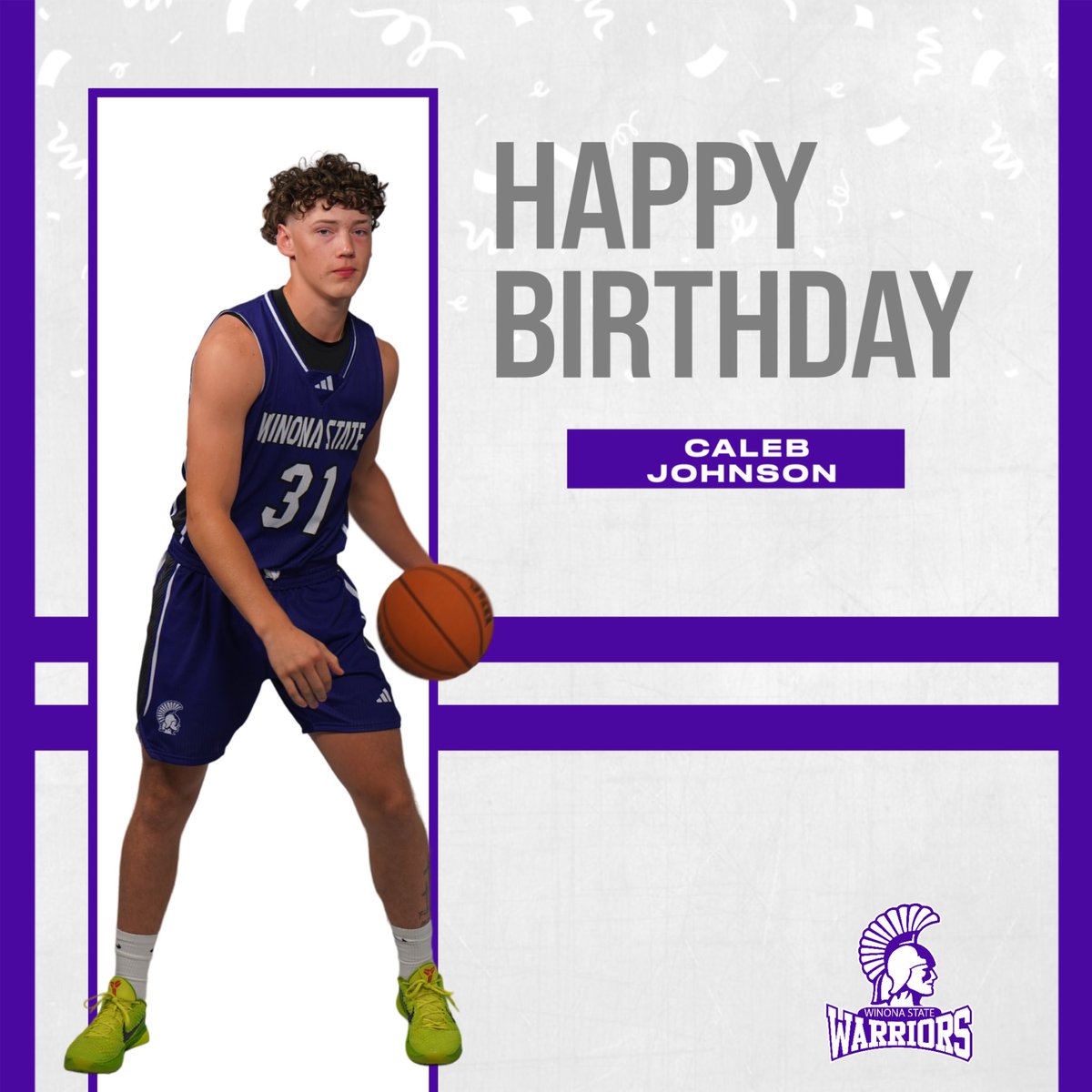 Help us wish <a href="/Ca1ebjohnson/">Caleb Johnson</a> a happy birthday!🎊🎉 #gowarriors