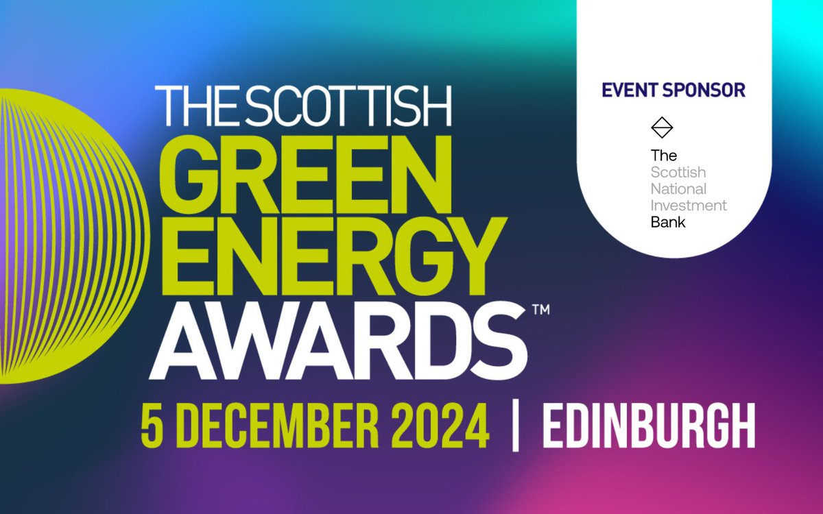Scottish Renewables (@scotrenew) on Twitter photo A special thank you to <a href="/thebankscot/">The Scottish National Investment Bank</a> for sponsoring The Scottish Green Energy Awards!
We can't wait to celebrate the innovators and drivers in Scotland's renewable energy industry.
tinyurl.com/2kc9ckff.
#SGEA24 A special thank you to <a href="/thebankscot/">The Scottish National Investment Bank</a> for sponsoring The Scottish Green Energy Awards!
We can't wait to celebrate the innovators and drivers in Scotland's renewable energy industry.
tinyurl.com/2kc9ckff.
#SGEA24