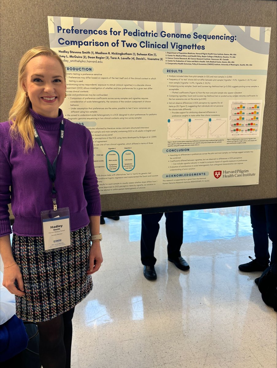 More photos from the #SMDM 2024 Conference (<a href="/socmdm/">Society for Medical Decision Making (SMDM)</a>)  featuring <a href="/hadleyssmith/">Hadley Stevens Smith</a> and <a href="/CHeRP_DPM/">CHeRP</a> alumni <a href="/_NatRSmith/">natalie riva smith</a>!