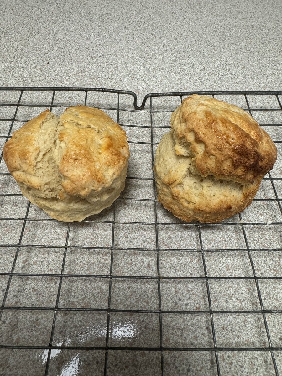 Today we have used the rubbing in method to make traditional fruit scones. Do you prefer jam or cream first ? #scones #food #homecooking