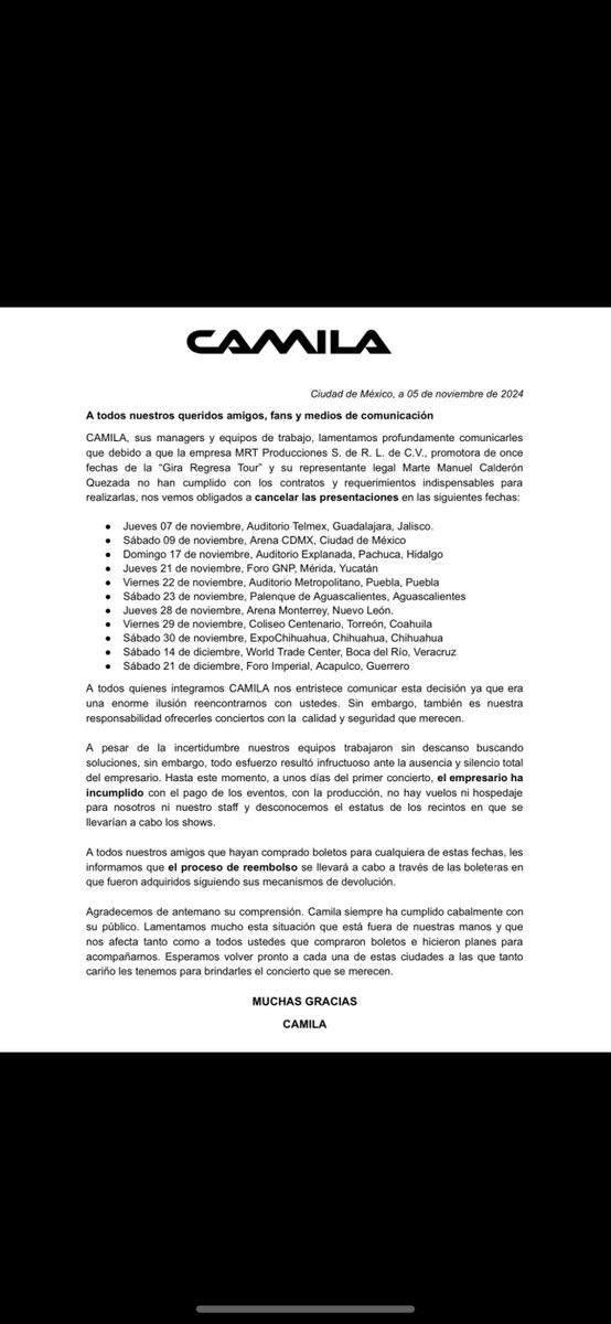 nanny_bacterium's tweet photo. @Joya937FM esta información es real? ☹️☹️☹️ Gané y fui a recoger boletos con ustedes. 

@CamilaMX https://t.co/EazYN35ljn