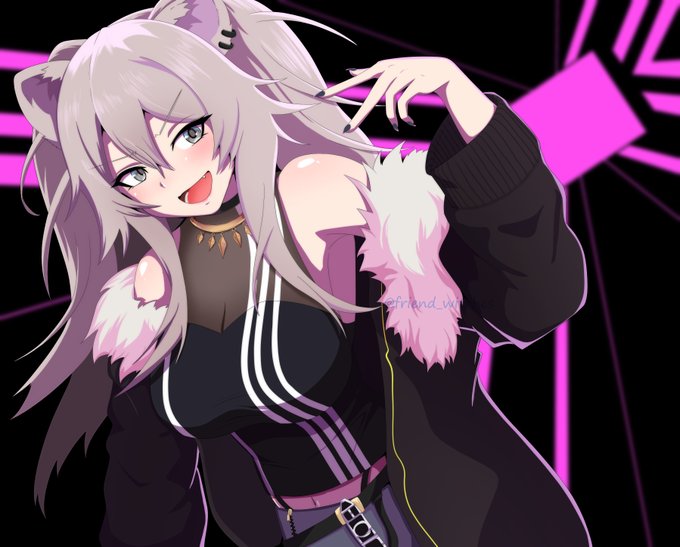 ホロライブの獅白ぼたんさんを描きました。
今ちょうど豚野郎ラーメンさんとコラボしてますね!
久しぶりに食べに行きたいな～。
#ししらーと 