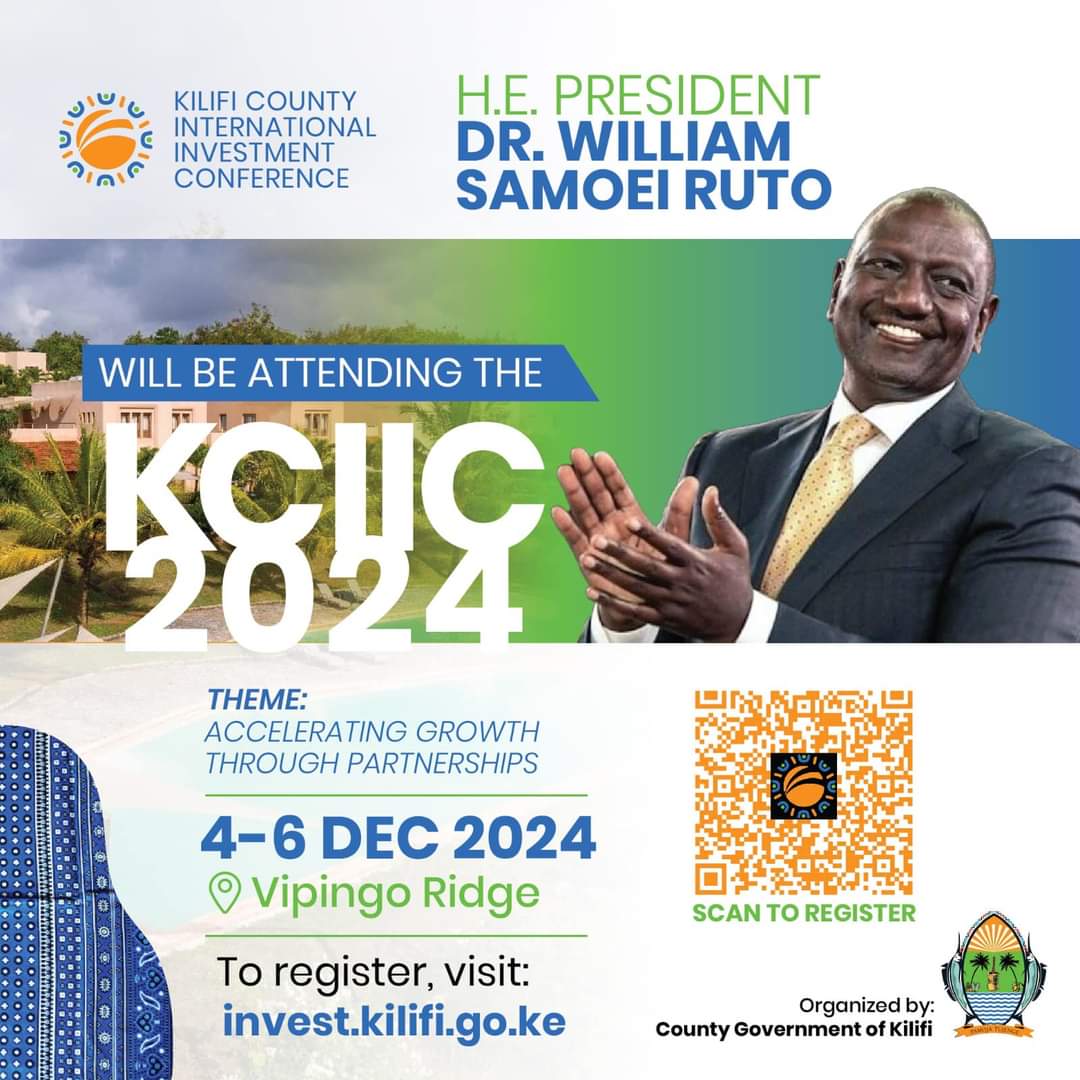 Forget about the Equatorial Guinea thing. Kilifi is hosting this mighty #KilifiInvestmentConference and see who is joining H.E kilifi Governor <a href="/GideonMungaroM/">Gideon M. Mung'aro, OGW</a> for this global event <a href="/WilliamsRuto/">William Samoei Ruto, PhD</a> <a href="/KindikiKithure/">Kithure Kindiki</a> <a href="/MusaliaMudavadi/">Musalia W Mudavadi</a>