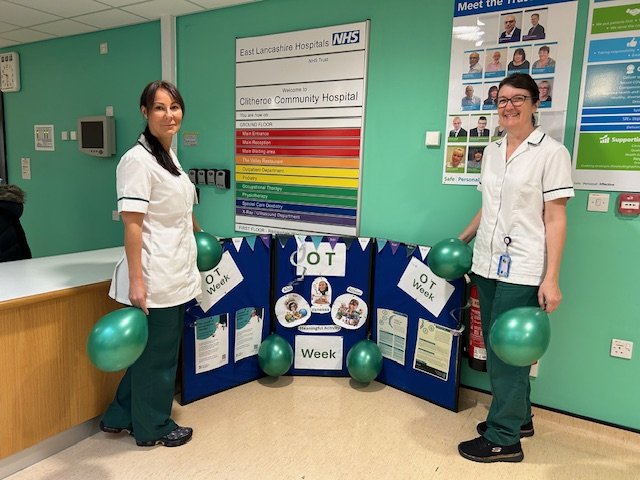priti bhagat (@pritzot) on Twitter photo #OTWeek24 - role of #occupationaltherapy being promoted by our community rehab #occupationaltherapists in clitheroe <a href="/theRCOT/">Royal College of Occupational Therapists</a> <a href="/ELHT_NHS/">East Lancashire Hospitals NHS Trust 💙</a> <a href="/ELHT_PTOT/">East Lancashire Physio and OT</a> <a href="/ELHT_Therapies/">ELHT Therapies Directorate</a> #OTWeek24 - role of #occupationaltherapy being promoted by our community rehab #occupationaltherapists in clitheroe <a href="/theRCOT/">Royal College of Occupational Therapists</a> <a href="/ELHT_NHS/">East Lancashire Hospitals NHS Trust 💙</a> <a href="/ELHT_PTOT/">East Lancashire Physio and OT</a> <a href="/ELHT_Therapies/">ELHT Therapies Directorate</a>