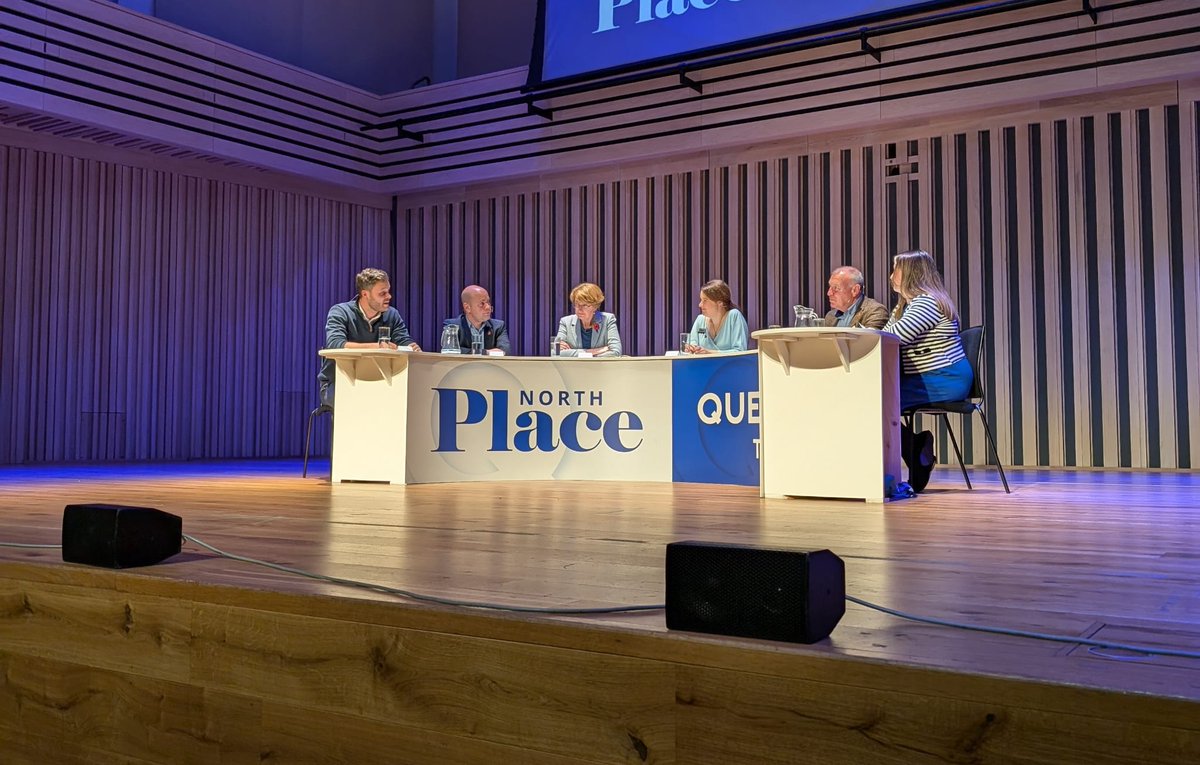 Liam Robinson (@liamrobinson24) on Twitter photo Yesterday I took part in the <a href="/PlaceNorth_/">Place North</a> Question Time event. Where I made the case for:
🏘 Building communities, not just houses
🏙 Cities & city regions as pillars of growth
💷 Need for coterminousity & fiscal autonomy
📈 Local funding based on need & deprivation Yesterday I took part in the <a href="/PlaceNorth_/">Place North</a> Question Time event. Where I made the case for:
🏘 Building communities, not just houses
🏙 Cities & city regions as pillars of growth
💷 Need for coterminousity & fiscal autonomy
📈 Local funding based on need & deprivation