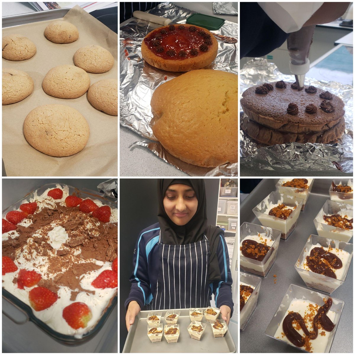 Castle_Hall's tweet image. Y9s finished products 😍 Their skills were put to the test, everything looks delicious 👩‍🍳 #CookingSkills #HandsOnLearning