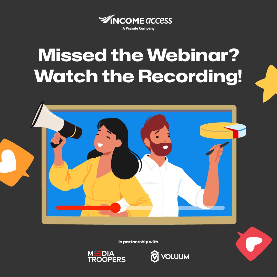 🚀 Missed our SBC webinar with MediaTroopers, <a href="/Voluumcom/">Voluum</a>, and Income Access? The recording is available now! 📈 Learn to optimize campaigns, leverage data, and build trust. Just register to get access!

🔗 bigmarker.com/sbc-webinars/B…

#SBCwebinar #affiliatemarketing #iGaming