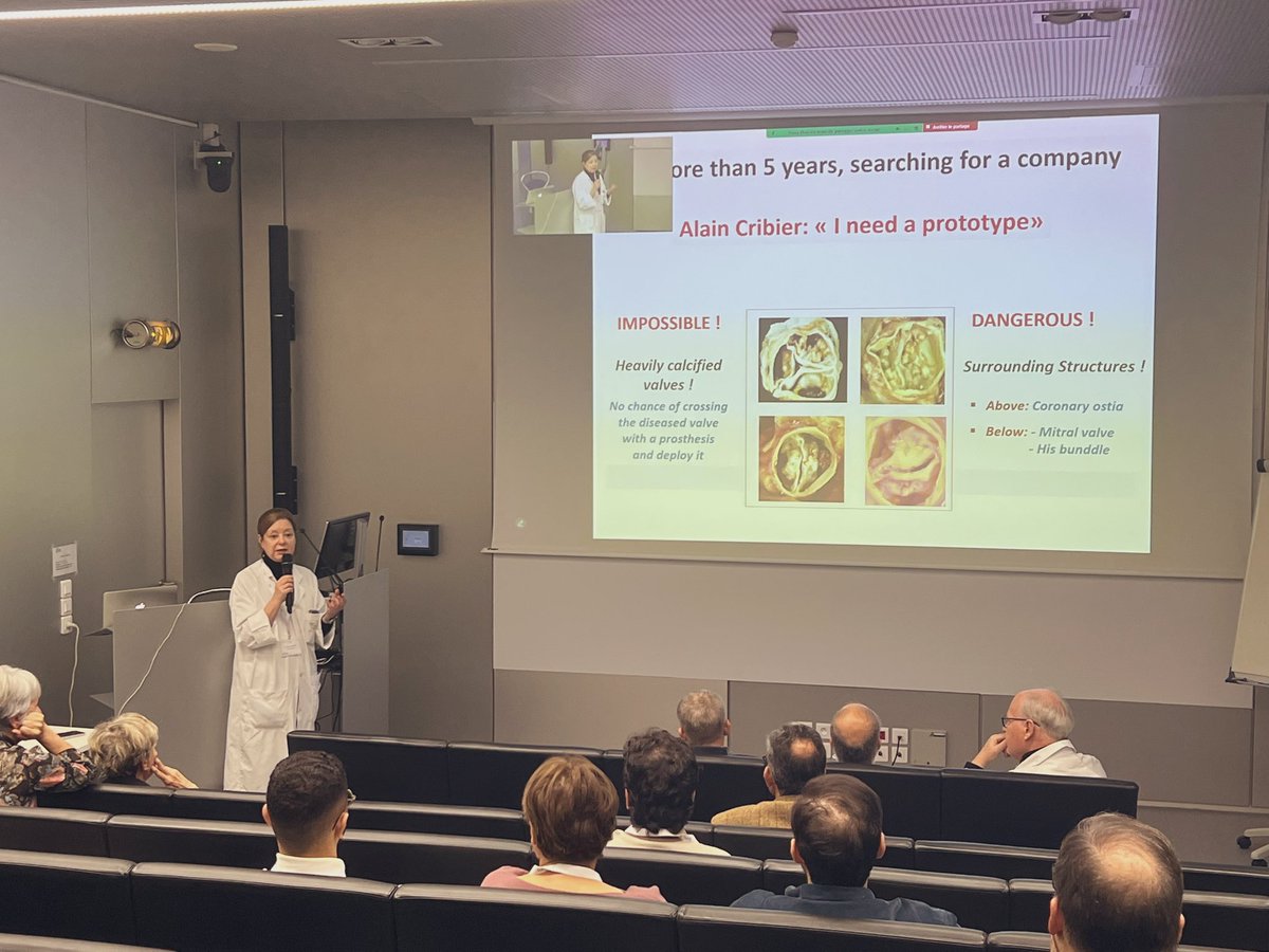 🚨 [J1] International TAVI workshop au <a href="/MTC_Rouen/">MTC Rouen</a>

🎤 Le Pr Hélène Eltchaninoff nous raconte l’histoire de l’innovation du Pr Alain Cribier, le TAVI, et son aventure ! 

<a href="/heleltchaninoff/">Eltchaninoff</a> <a href="/DurandE72929047/">Durand Eric</a> <a href="/CHURouen/">CHU de Rouen</a>