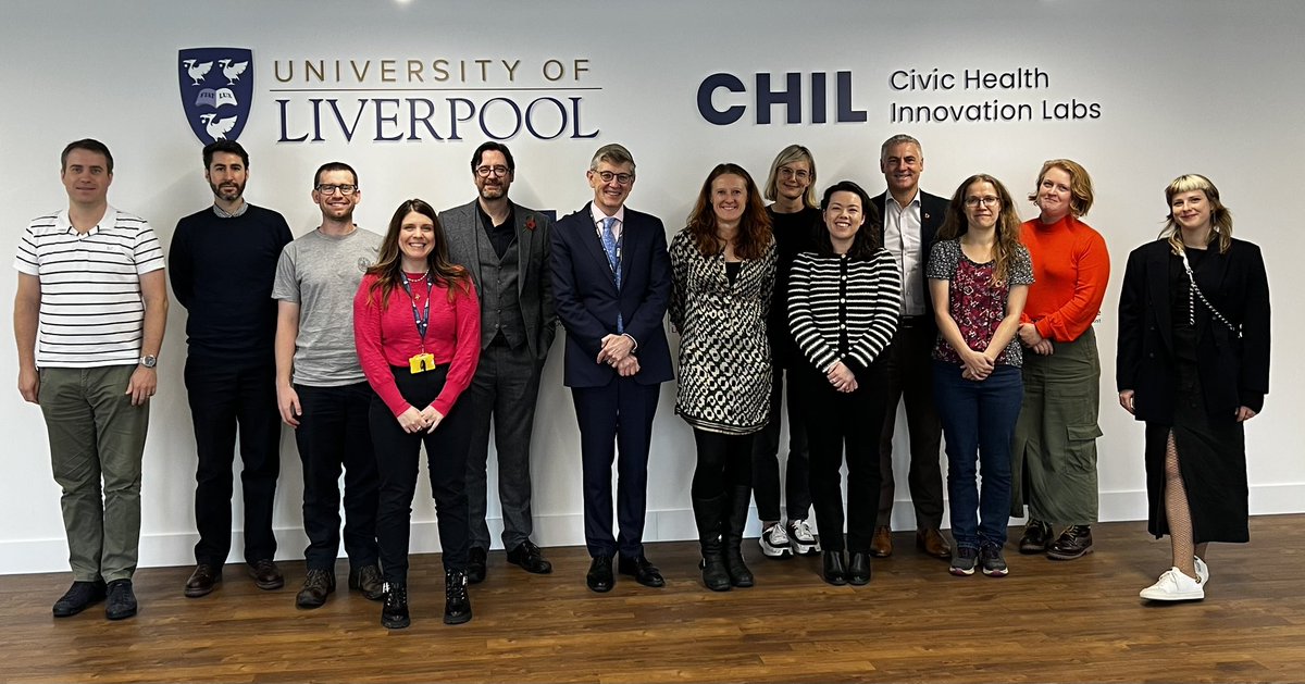 Iain Buchan (@profbuchan) on Twitter photo Great to welcome <a href="/HDR_UK/">Health Data Research UK (HDR UK)</a> technical team to <a href="/LivUniCHIL/">Civic Health Innovation Labs</a> and explore how to multiply insights across a national grid of civic data-action using local and national data sources with a commons of code and a cooperative of engineers and analysts #DataSavesLives Great to welcome <a href="/HDR_UK/">Health Data Research UK (HDR UK)</a> technical team to <a href="/LivUniCHIL/">Civic Health Innovation Labs</a> and explore how to multiply insights across a national grid of civic data-action using local and national data sources with a commons of code and a cooperative of engineers and analysts #DataSavesLives