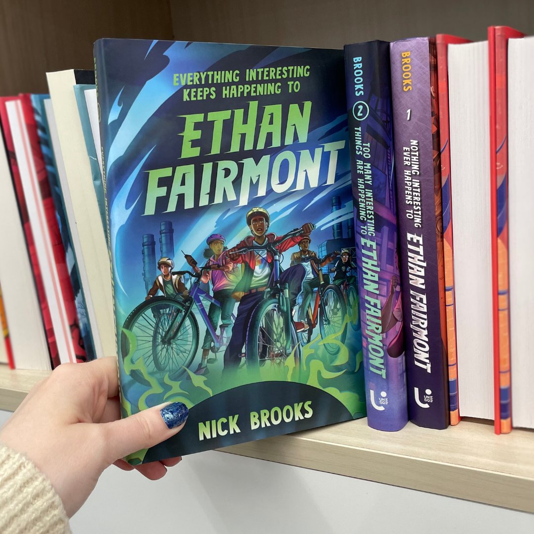 Union Square Kids (@unionsquarekids) on Twitter photo Before last summer, Ethan’s life was rather uninteresting. Now, he can’t stop interesting things from happening...
Acclaimed author and filmmaker <a href="/whoisnickbrooks/">Nick Brooks</a> presents the thrilling conclusion to the Ethan Fairmont trilogy. All books available now!
ow.ly/rVXS50TZtyB Before last summer, Ethan’s life was rather uninteresting. Now, he can’t stop interesting things from happening...
Acclaimed author and filmmaker <a href="/whoisnickbrooks/">Nick Brooks</a> presents the thrilling conclusion to the Ethan Fairmont trilogy. All books available now!
ow.ly/rVXS50TZtyB