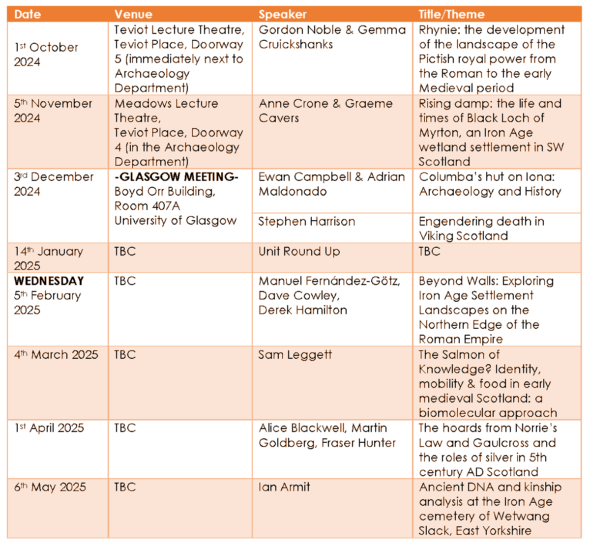 FirstMillennia's tweet image. We are delighted to announce our full seminar programme for 2024-25.

Note that venues for most lectures are TBC so keep an eye on here and in your emails.

Look forward to seeing you at the seminars