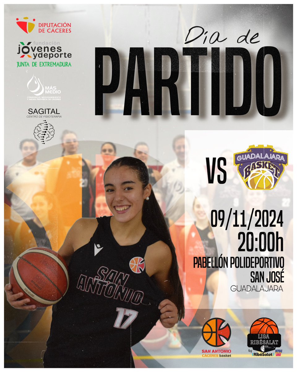 Una nueva jornada de VIAJE 🚐

Este sábado nuestro Primera Nacional Femenino viaja a Guadalajara a medirse ante Guadalajara Basket 🤘

<a href="/Caceres_Basket/">CacerEsBasket</a> 
<a href="/medio_mas/">MásMedio Cáceres</a> 
<a href="/DiputacionCC/">DiputacionCC</a> 
<a href="/jovendeportEXT/">Jóvenes y Deportes Extremadura</a>