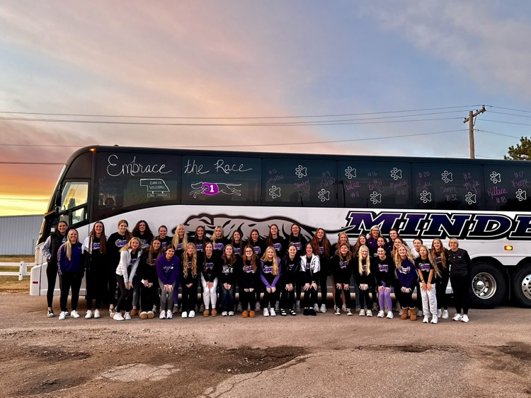 MindenWhippets's tweet photo. We love our small town. Thank you for the amazing send off this morning. We love all the support!! Whippet Nation, we will see you at PBA at 1:00!! Go Whippets!! πππ#EmbraceTheRace https://t.co/q9fly6SnMJ