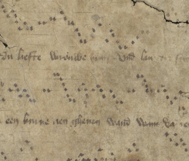 Fancy some 14th-century vernacular songs in Middle Dutch with musical notation? Here's just the thing for you. fragmentarium.ms/overview/F-ry6v #fragmentology