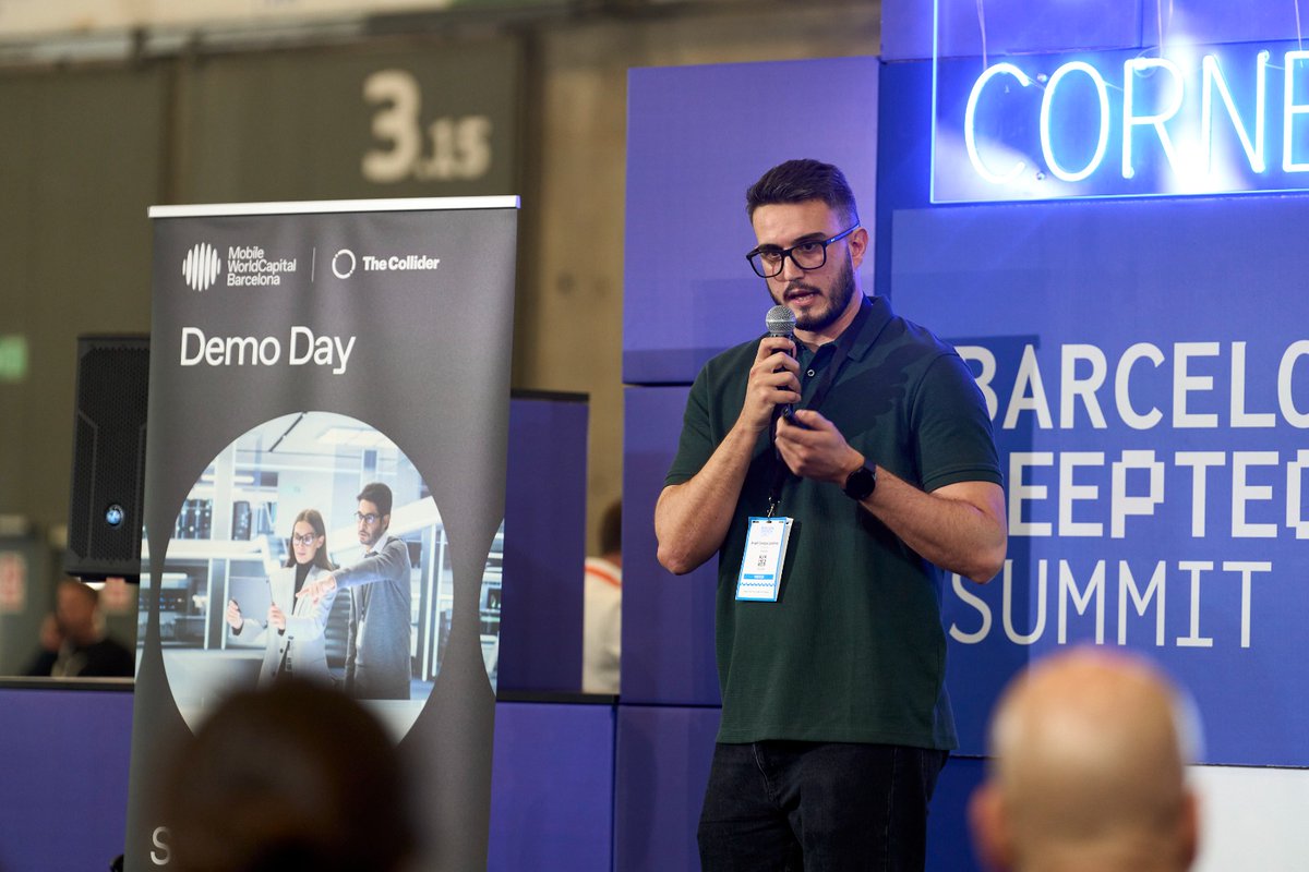 MWCapital's tweet image. 🤩 The first batch of projects have presented their technologies at the Demo Day organized by #TheCollider and Mobile World Capital Barcelona within the #barcelonadeeptechsummit!

Today, four pioneering projects from leading research institutions, which are being developed with…